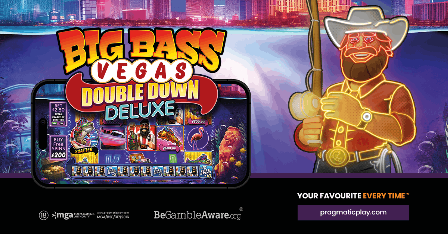big bass vegas — Hero-Banner auf Betalright Casino