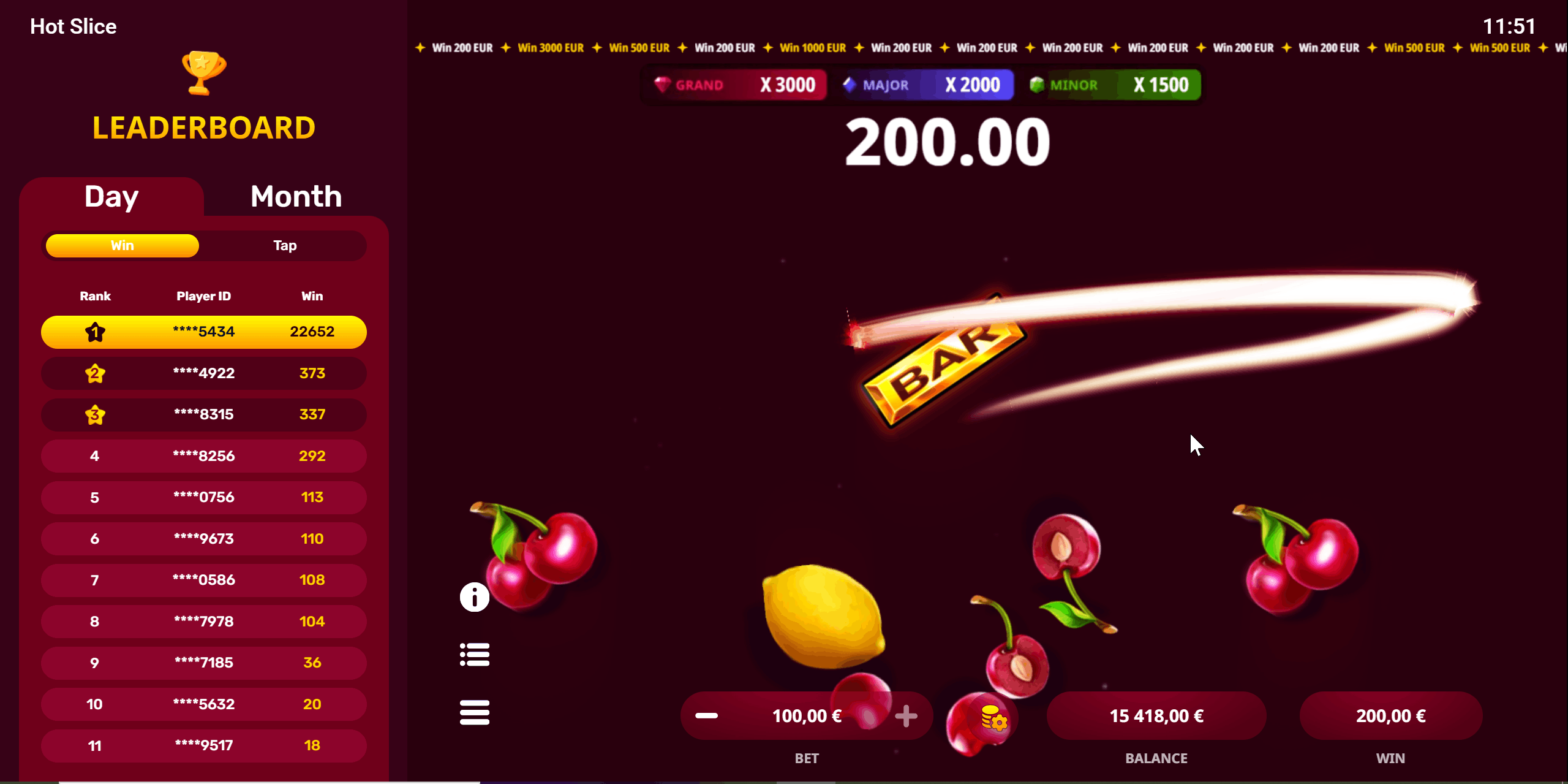 hot slice slot — Hero-Banner auf Betalright Casino