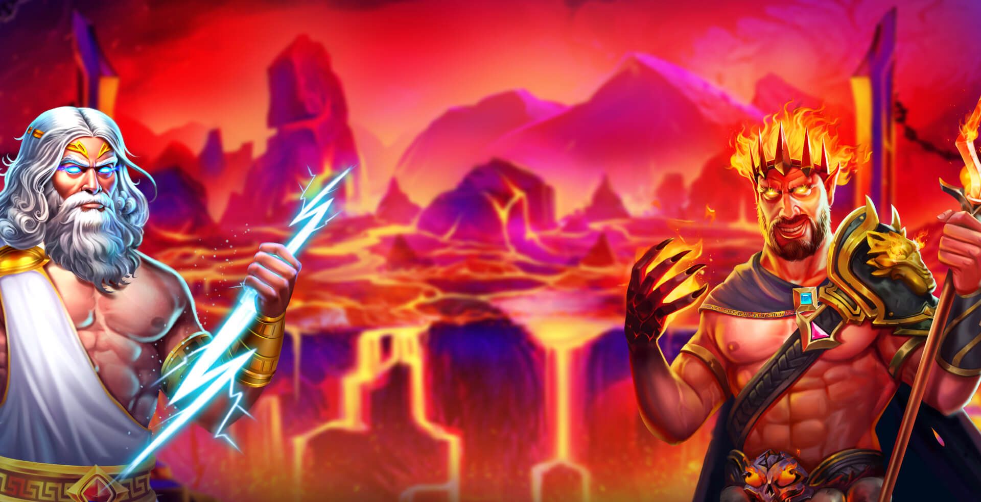 Zeus vs Hades — Hero-Banner auf Betalright Casino
